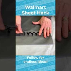 Fake a high-end look with Walmart sheets!✨ #shorts