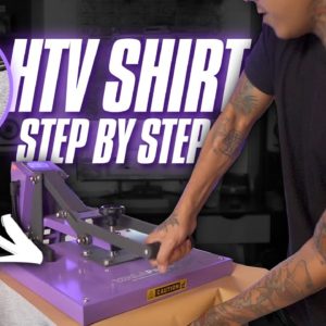 Heat Transfer Vinyl T-Shirt Step-By-Step + Puff Vinyl