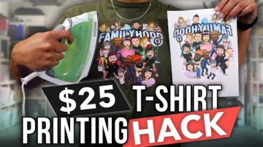 How To Print T-Shirts From Home With A $25 Budget