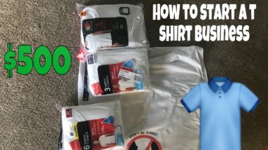 How To Start A Custom T-shirt business with $500 @Darripromo1me