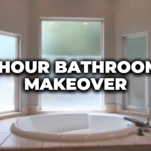 Husband surprises wife with this gorgeous bathroom idea!