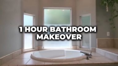 Husband surprises wife with this gorgeous bathroom idea!