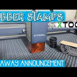 How To Make a Rubber Stamp with  xTool D1 Laser | Small Business Branding | Engraver