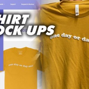 How To Make A Professional T-Shirt Mockup For Your Clothing Brand - Leveraging Mock Ups For Sales