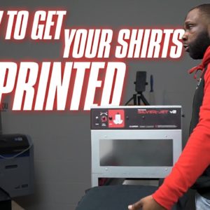 How To Get Your Shirts Printed by a Direct To Garment Printer + Direct To Garment Printing Process