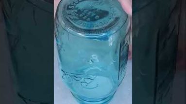 Pour glue and food coloring into a mason jar...GORGEOUS! #shorts