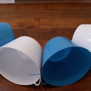 Tie 10 buckets together for a brilliant storage idea we never would have thought of!