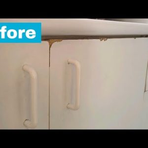 She hated her old cabinets - see her $15 transformation!