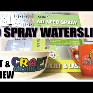 REALLY? NO SPRAY WATERSLIDE DECAL PAPER? | DOLLAR TREE MUG & BOWL | KOALA MATTE WHITE REVIEW| CRICUT