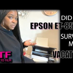 OH NO, DID MY CONVERTED EPSON ET-8550 SURVIVE MY VACATION? DIRECT TO FILM  DTF | PRINTER MAINTENANCE