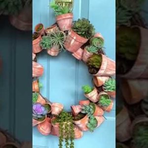 The CUTEST cottagecore wreath idea! #shorts