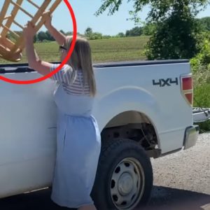 She spotted this stool at the side of the road - wait till you see what she did!