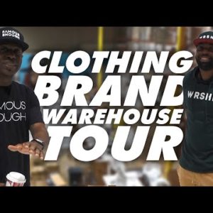 Clothing Brand Warehouse Tour - Inside Look of Entrebeliever's 7 Figure Brands Warehouse