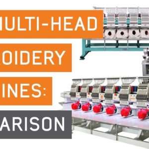 Best Commercial Embroidery Machine Comparison | Multi-head: Ricoma vs Tajima vs SWF Spec. Comparison