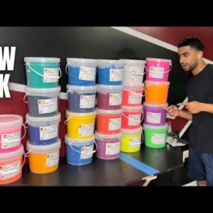 Screen Print Vlog | Monarch Plastisol Ink Mixing System Unboxing | Screen Printing A 6 Color Design