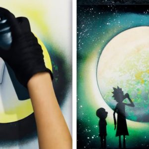 15 BRILLIANT ART IDEAS WITH SPRAY PAINT