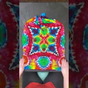 4 Point Mandala Quilt Inspired Tie Dye T Shirt #shorts