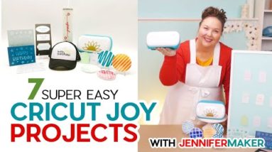 7 Super Easy Cricut Joy Projects for Beginners! Quick & Fun