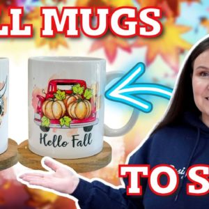 🍁 ADORABLE * Fall Coffee Mugs with Cricut | Cricut Mug Press Tutorial