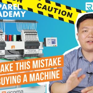 The #1☝️ TIP for new EMBROIDERY MACHINE buyers | Apparel Academy Podcast (Ep.16)