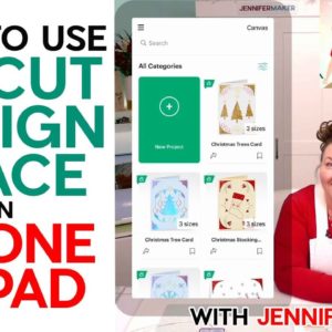 Cricut Design Space on an iPhone/iPad + Cut on Cricut Joy & Explore Air 2! (Cricut Kickoff Lesson 3)