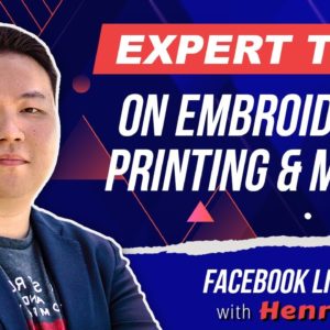 Answering HOT TOPIC questions on embroidery, printing, and more!