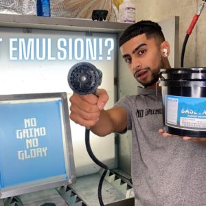 Washing, Coating, and Exposing A Screen Printing Screen | Baselayr Emulsion