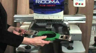 Attaching Brackets on your RiCOMA Embroidery Machine