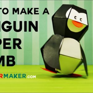 Penguin Paper Bomb - Pop-Up Toy Tutorial & Pattern - Kamikara - ペンギン爆弾)