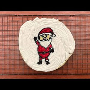 Christmas Tie-dye pattern : Santa Claus