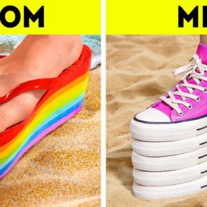 COOL FEET HACKS AND AMAZING DIY SHOE CRAFTS