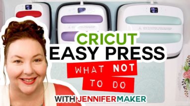 Cricut EasyPress Tips, Tricks, & What NOT to Do