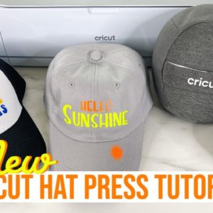 CRICUT HAT PRESS ULTIMATE GUIDE | UNBOXING  + HTV & INFUSIBLE INK CRICUT HATS