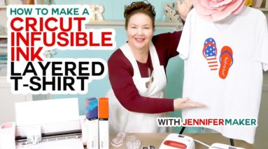 Cricut Infusible Ink Layered T-Shirt Tutorial - Full Process!