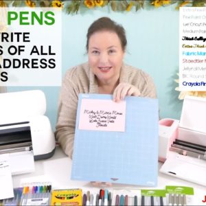 Cricut Pens: Writing and Envelope Addressing Tutorial