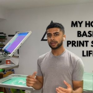 Day In The Life Of A Print Shop From HOME!