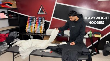 Day In The Life Running An Embroidery Business | Heavyweight Hoodies