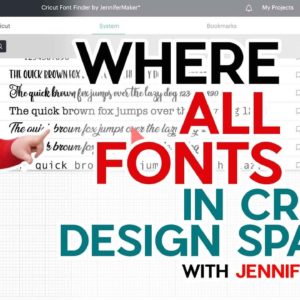 Cricut Font Help! Where's My Font in Design Space in the NEW UPDATE? 🆕 How to Find ALL Your Fonts!