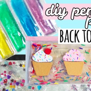 DIY Back To School Supplies | Liquid Pencil Pouches