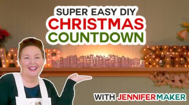 DIY Christmas Countdown * Super Easy Holiday Calendar