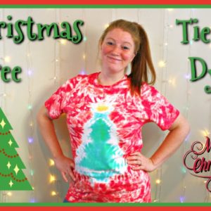 DIY Christmas Crafts 2019 | How to Tie Dye a Christmas Tree T Shirt