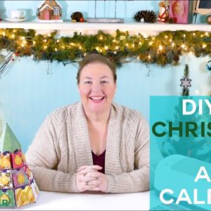 DIY Christmas Tree Advent Calendar