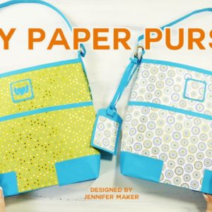 DIY Designer Paper Purse Tutorial (Great Gift Bag!)