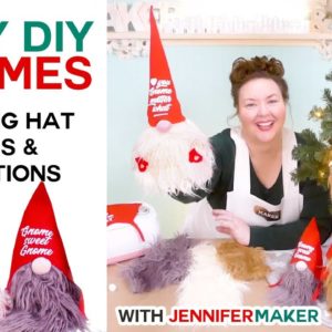 DIY Easy Gnomes with Hat Patterns & Cute Decorations!