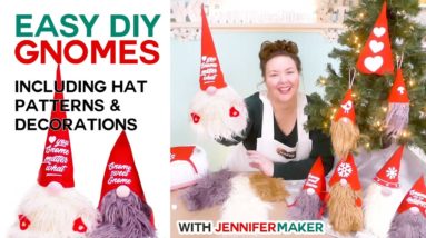 DIY Easy Gnomes with Hat Patterns & Cute Decorations!