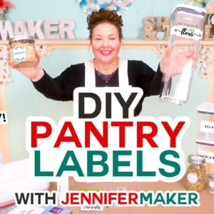 DIY Pantry Labels on a Cricut Joy, Maker, or Explore!