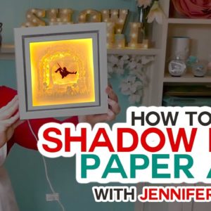 DIY Shadow Box Paper Art with a Free Template to Customize!