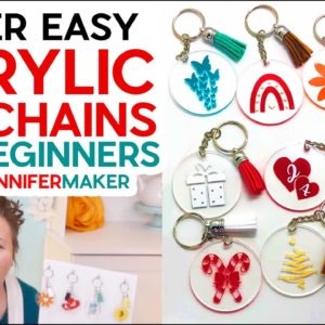 Easy Acrylic Keychains Tutorial | Start to Finish with a Cricut!