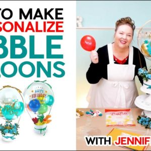 Easy Bubble Balloon Tutorial + How to Vinyl Balloons with a Cricut!