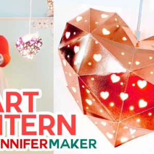 Easy Heart-Shaped Lantern + Custom Cut-Outs